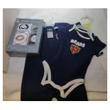 3 Chicago Bears Kids items 3/6M sleeper, 3M