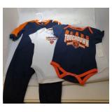 3 Chicago Bears Kids 6/9M - two onesies and one