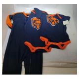 3 Chicago Bears Kids 12M - one sleeper and two