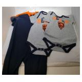 3 Chicago Bears Kids 12M - two onesies and one