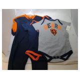 3 Chicago Bears Kids 18M - two onesies and one