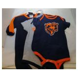 3 Chicago Bears Kids 18M - one sleeper and two