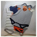 3 Chicago Bears Kids 24M onesies