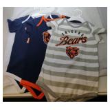 3 Chicago Bears Kids 24M onesies