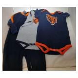 3 Chicago Bears Kids 24M - two onesies and one
