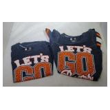 2 Chicago Bears Girls 4/5 t-shirts