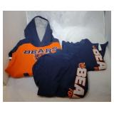 3 Chicago Bears Kids M5/6 shirts - one hooded