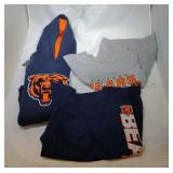 3 Chicago Bears Kids M5/6 shirts - long sleeve
