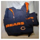 3 Chicago Bears Youth M10/12 hooded sweatshirts,