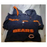 3 Chicago Bears Youth M10/12 zippered hooded
