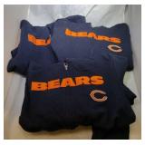 3 Chicago Bears Youth L14/16 zippered hooded