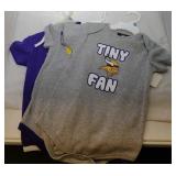 3 Minnesota Vikings Kids 24M onesies