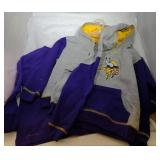3 Minnesota Vikings Kids 4T shirts - two hooded