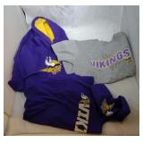 3 Minnesota Vikings Kids L7 shirts - one t-shirt,
