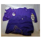 3 Minnesota Vikings Youth M10/12 shirts - two