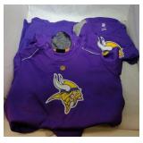 3 Minnesota Vikings Youth L14/16 shirts - one