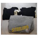 3 Pittsburgh Steelers Kids S8 shirts - two long