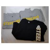 3 Pittsburgh Steelers Kids M5/6 shirts - two