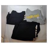 3 Pittsburgh Steelers Kids M5/6 shirts - two long