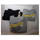 3 Pittsburgh Steelers Kids M5/6 shirts - two