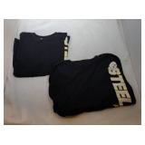 2 Pittsburgh Steelers Kids M5/6 long sleeve shirts