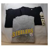 3 Pittsburgh Steelers Youth M10/12 shirts - two
