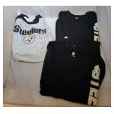 3 Pittsburgh Steelers Youth L14/16 shirts - one