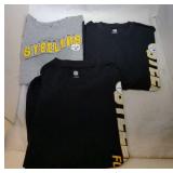 3 Pittsburgh Steelers Youth L14/16 shirts - two