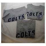 3 Indianapolis Colts Kids 2T t-shirts