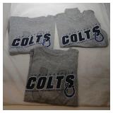 3 Indianapolis Colts Kids M5/6 t-shirts