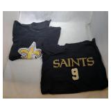 2 New Orleans Saints Youth L14/16 t-shirts