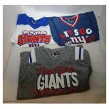 3 New York Giants Girls 7/8 shirts