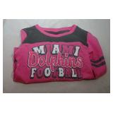 Miami Dolphins Girls 7/8 Pink long sleeve shirt