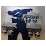5 Dallas Cowboys Kids items - 6M sleeper, 6/9M