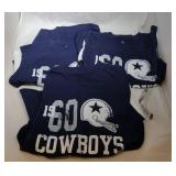 3 Dallas Cowboys Youth M8/10 long sleeve shirts
