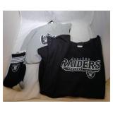 Oakland Raiders Youth XL18/20 long sleeve grey