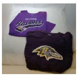 2 Baltimore Ravens Youth t-shirts - M10/12 and