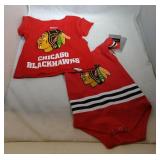 Chicago Blackhawks Kids 12M onesie and 2T t-shirt