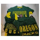 2 Oregon Ducks Youth XS6/7 shirts