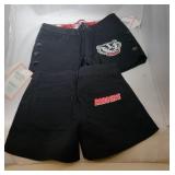 2 Wisconsin Badgers Ladies Size 5 shorts