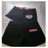 2 Wisconsin Badgers Ladies Size 7 shorts