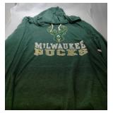 Milwaukee Bucks Ladies 2XL hooded long sleeve