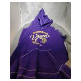 Minnesota Vikings Ladies Large hooded sweatshirt