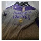 3 Minnesota Vikings Ladies 2XL shirts