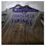 2 Minnesota Vikings Ladies XL long sleeve shirts
