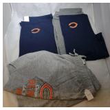 3 Chicago Bears Ladies bottoms -one pair of shorts