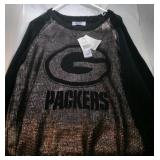 Green Bay Packers Ladies 2XL knit sweater