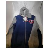 Minnesota Twins Ladies XL zippered hooded
