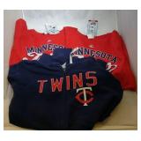 3 Minnesota Twins Ladies XL shirts - two t-shirts
