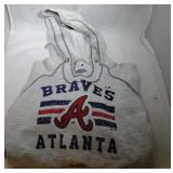 Atlanta Braves Ladies Medium hooded pullover